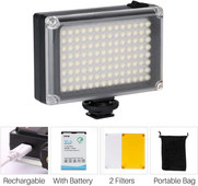 Ulanzi 96 DSLR LED-videovalgusti kaameral fotostuudio valgustus Hot Shoe LED videologi täitevalgusti nutitelefoni DSLR-peegelkaamera jaoks