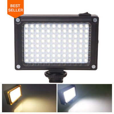 Ulanzi 96 DSLR LED-videovalgusti kaameral fotostuudio valgustus Hot Shoe LED videologi täitevalgusti nutitelefoni DSLR-peegelkaamera jaoks