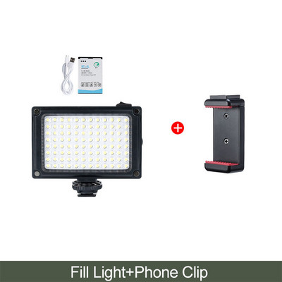 Ulanzi 96 DSLR LED-videovalgusti kaameral fotostuudio valgustus Hot Shoe LED videologi täitevalgusti nutitelefoni DSLR-peegelkaamera jaoks