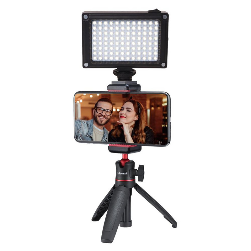 Ulanzi 96 DSLR LED-videovalgusti kaameral fotostuudio valgustus Hot Shoe LED videologi täitevalgusti nutitelefoni DSLR-peegelkaamera jaoks