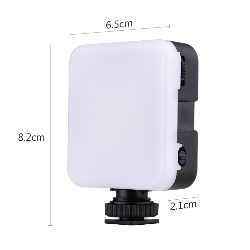 Andoer 42LED Ultra Bright LED videofotograafia valgus 42LED 6000K külmakinnitusega DSLR-kaameratele videokaameratele Otseülekanne