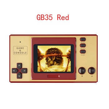 Mini Gb35 Носталгична ретро ръчна игрова конзола с вграден 1000 8-битов екран за прожектиране на класически игри Nes Double Battle Game
