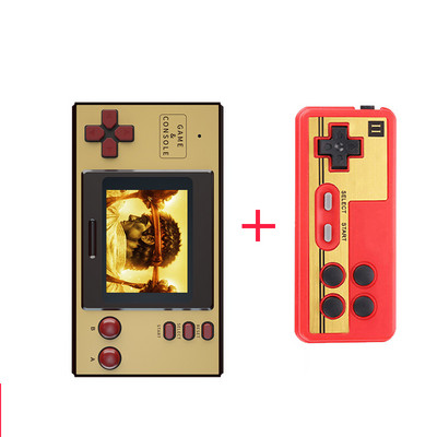 Mini Gb35 Nostalgic retro delninė žaidimų konsolė su įmontuotu 1000 8 bitų Nes Classic žaidimų projekciniu ekranu dvigubo mūšio žaidimas