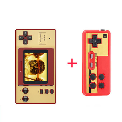 Mini Gb35 Nostalgic retro delninė žaidimų konsolė su įmontuotu 1000 8 bitų Nes Classic žaidimų projekciniu ekranu dvigubo mūšio žaidimas