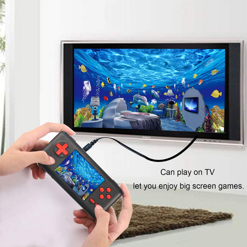 Παιχνίδι χειρός τσέπης WOLSEN 8 Bit Retro Station Ενσωματωμένο σε 586 παιχνίδια 3,0 ιντσών Κονσόλα παιχνιδιών βίντεο Υποστήριξη κάρτας Micro TF Φόρτωση παιχνιδιού