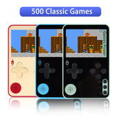 Ultra Thin K10 retro vaizdo žaidimų konsolė Integruota 500 klasikinių žaidimų nešiojamasis mini rankinis žaidimų grotuvas Game Boy