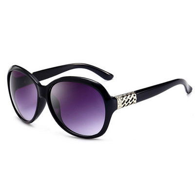 Ochelari de soare supradimensionați în stil vintage pentru femei Ochelari de soare retro ovali pentru femei, designer de marcă, oglindă clasică cu gradient