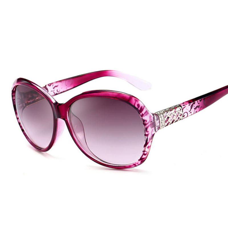 Ochelari de soare supradimensionați în stil vintage pentru femei Ochelari de soare retro ovali pentru femei, designer de marcă, oglindă clasică cu gradient