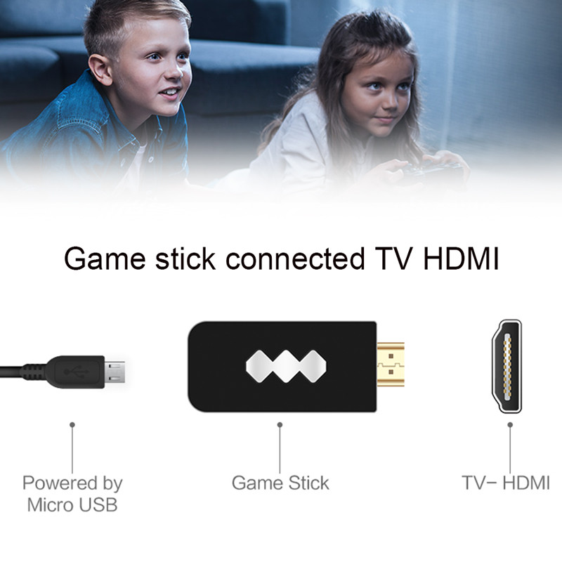 Consolă de jocuri video Player de jocuri portabil 1800 de jocuri clasice 8 biți mini controler de gamepad fără fir dual Ieșire HD/AV