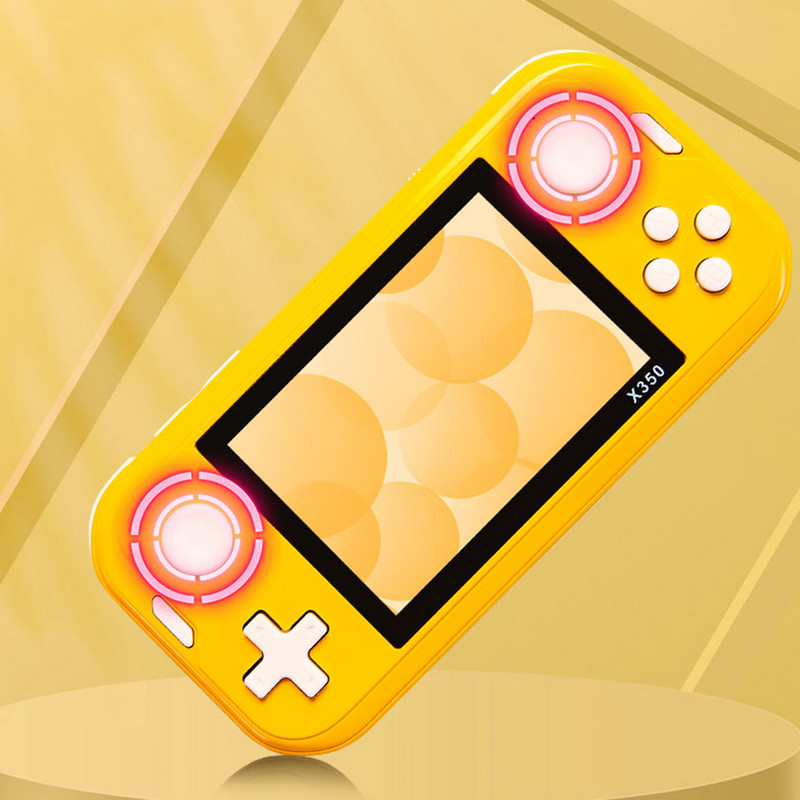 X350 3,5-tolline IPS HD ekraan Sisseehitatud 6800+ mängud pihuarvutiga mängumängija Retro-videomängukonsool GBA/GBC/MD/FC emulaatorite jaoks