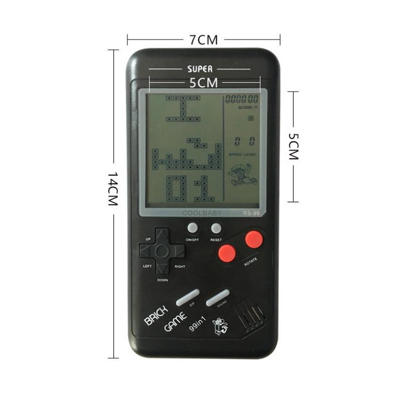 Coolbaby RS99 retro ručna igraća konzola 3,5 inča prijenosna igraća konzola kontroler za igru Tetris dječji dar