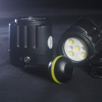 Seafrogs 40-метрова водоустойчива LED светлина за гмуркане 1000 LM Външно фотографско осветление за TG 6/5/4 екшън камера и телефон