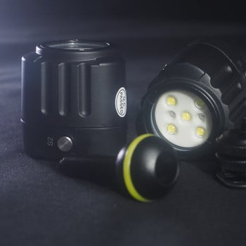 Seafrogs 40 μέτρα αδιάβροχο φως LED κατάδυσης 1000LM Φωτισμός φωτογραφίας εξωτερικού χώρου για κάμερα δράσης TG 6/5/4 και τηλέφωνο