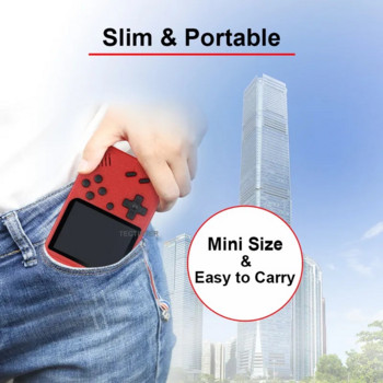 φορητό Mini Handheld 400 Games σε 1 Portable Slim Handheld Controller Κονσόλα βιντεοπαιχνιδιών 3,0 ιντσών Mini Video Game Players