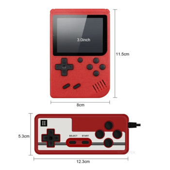 φορητό Mini Handheld 400 Games σε 1 Portable Slim Handheld Controller Κονσόλα βιντεοπαιχνιδιών 3,0 ιντσών Mini Video Game Players