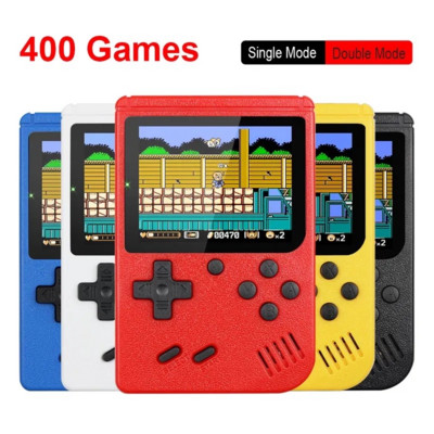Ortable Mini Handheld 400 spēles 1 pārnēsājams plāns rokas kontrolieris videospēļu konsole 3,0 collu mini videospēļu atskaņotāji