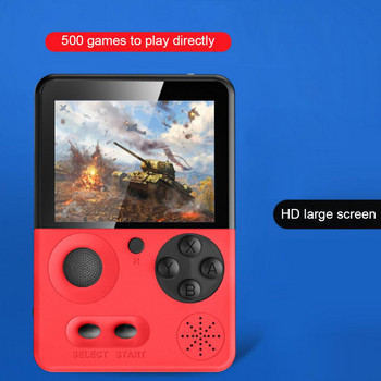 T3 Joystick Game Console Double 3 Inch 500 In One Retro Video Handheld Game Player Portable Game Console For Children Gift