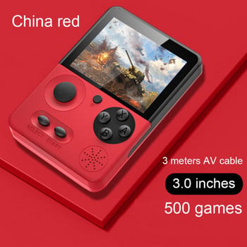 T3 Joystick Game Console Double 3 Inch 500 In One Retro Video Handheld Game Player Portable Game Console For Children Gift