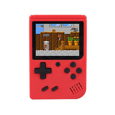 Nostalgiline retro kaasaskantav mini-pihumängukonsool 8-bitine 3,0 tolli värviline LCD taskuvideomängumängija Sisseehitatud 500 mänguga Kid Gift