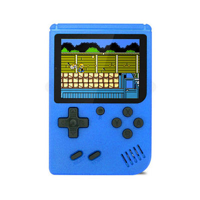 Nostalgiline retro kaasaskantav mini-pihumängukonsool 8-bitine 3,0 tolli värviline LCD taskuvideomängumängija Sisseehitatud 500 mänguga Kid Gift