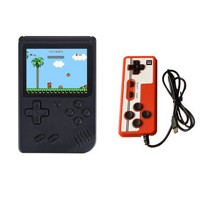 Nostalgiline retro kaasaskantav mini-pihumängukonsool 8-bitine 3,0 tolli värviline LCD taskuvideomängumängija Sisseehitatud 500 mänguga Kid Gift