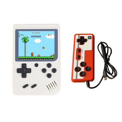 Nostalgiline retro kaasaskantav mini-pihumängukonsool 8-bitine 3,0 tolli värviline LCD taskuvideomängumängija Sisseehitatud 500 mänguga Kid Gift