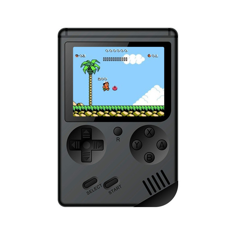 Nostalgiline retro kaasaskantav mini-pihumängukonsool 8-bitine 3,0 tolli värviline LCD taskuvideomängumängija Sisseehitatud 500 mänguga Kid Gift