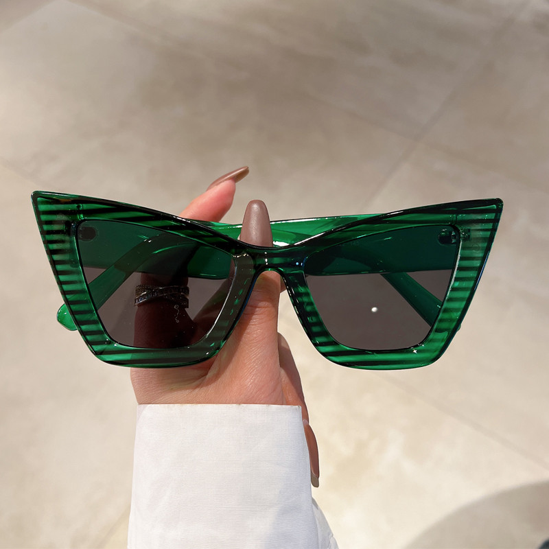 GM LUMIAS Vintage Cat Eye päikeseprillid 2023 Moodsad ülisuured liblikakujulised varjud Prillid Luksuslikud brändidisain UV400 päikeseprillid