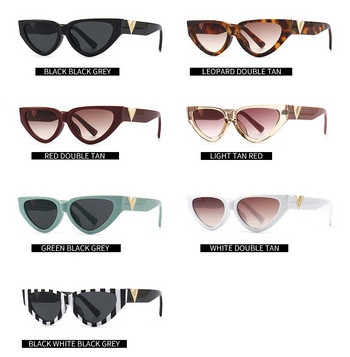 Vintage Cat Eye Γυναικεία γυαλιά ηλίου 2023 Fashion Luxury V Brand Designer Γυαλιά ηλίου Γυναικεία γυαλιά UV400 gafas de sol mujer