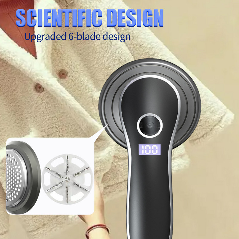 Elektrinis pūkelių valiklis, megztinio slinkimo vilnos kirpimo mašinėlė, nešiojamų audinių rūbai kilimų sofos pūkelių granulių skutimosi šalinimo kamuoliukas