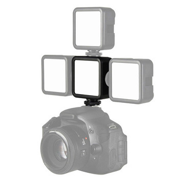 ulanzi VL49 Mini LED Video Light Photography Lamp 6W 5500K CRI95+ с/батерия+стойка за студена обувка за Canon Nikon Sony DSLR фотоапарат