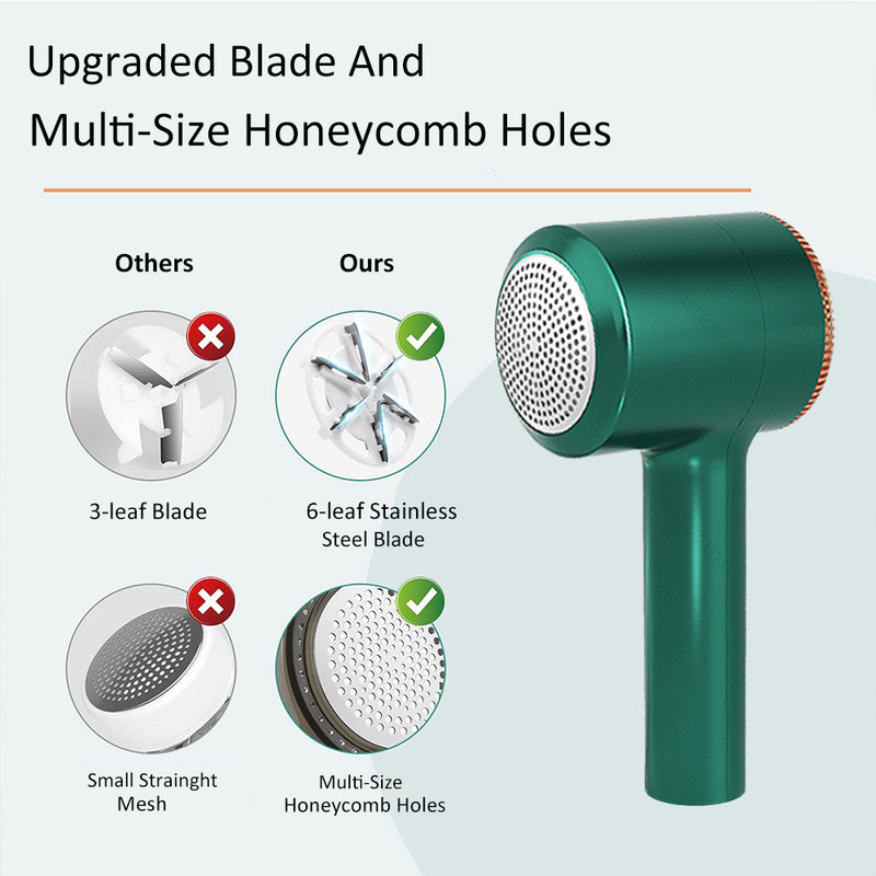 Pūkelių granulių valiklis drabužiams Elektrinis įkraunamas audinys skustuvas pūkų valiklis plaukų kamuoliukai pūkų šalinimo priemonės drabužiams, nešiojami