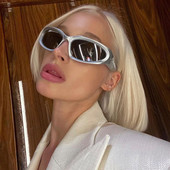 2023 m. akiniai nuo saulės Moteriški Vyrai Prekės ženklo Dizainas Veidrodis Sportas Prabangūs Vintažiniai Unisex Akiniai nuo saulės Vyrams Vairuotojams Akinių gaubtai