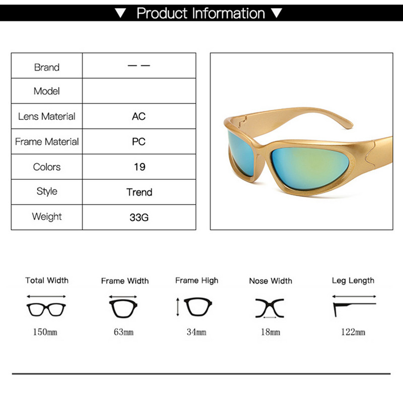 2023 m. akiniai nuo saulės Moteriški Vyrai Prekės ženklo Dizainas Veidrodis Sportas Prabangūs Vintažiniai Unisex Akiniai nuo saulės Vyrams Vairuotojams Akinių gaubtai