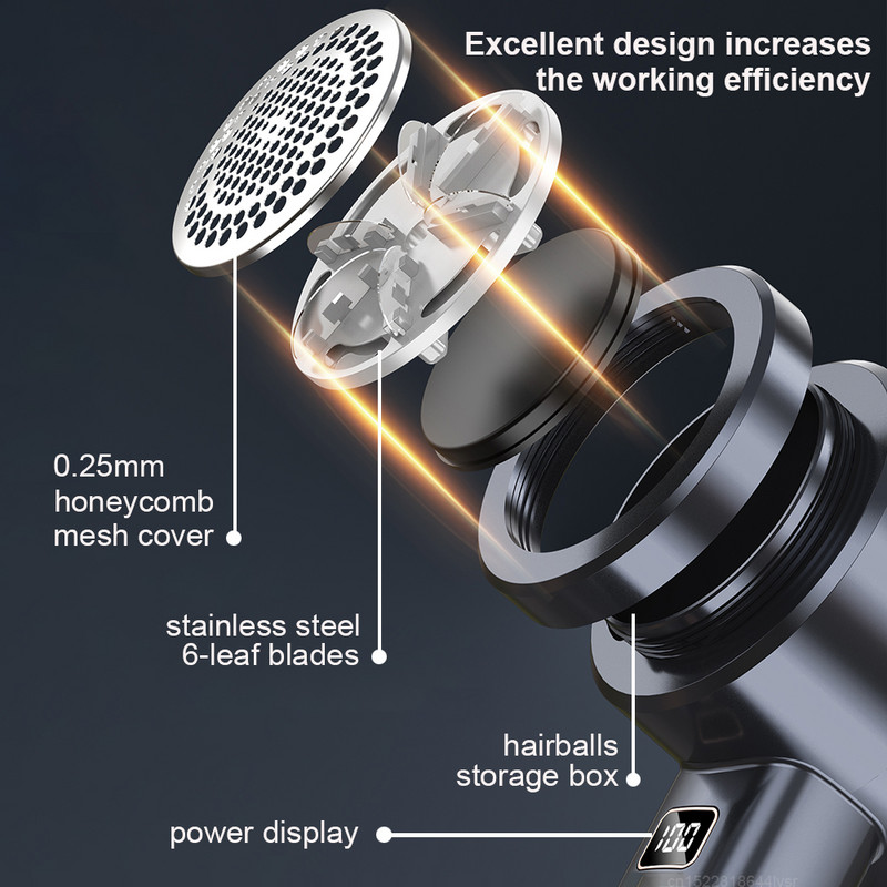 Συσκευή αφαίρεσης χνούδι ηλεκτρικών πέλλετς Επαναφορτιζόμενη για ρούχα κουρευτική μπάλα τρίχας Fuzz ρούχα πουλόβερ Ξυριστική μηχανή καρούλια αφαίρεσης