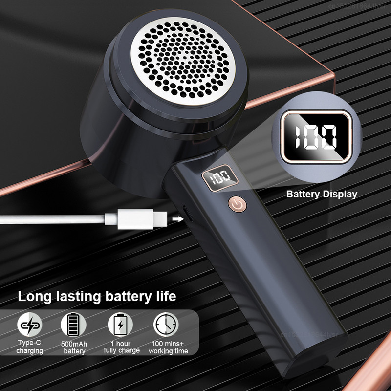 Συσκευή αφαίρεσης χνούδι ηλεκτρικών πέλλετς Επαναφορτιζόμενη για ρούχα κουρευτική μπάλα τρίχας Fuzz ρούχα πουλόβερ Ξυριστική μηχανή καρούλια αφαίρεσης