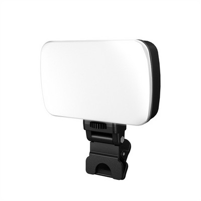 LED tiešraides pašbildes gaismas datora uzpildes gaisma 2700K-6500K videokonferences aizpildījuma gaisma