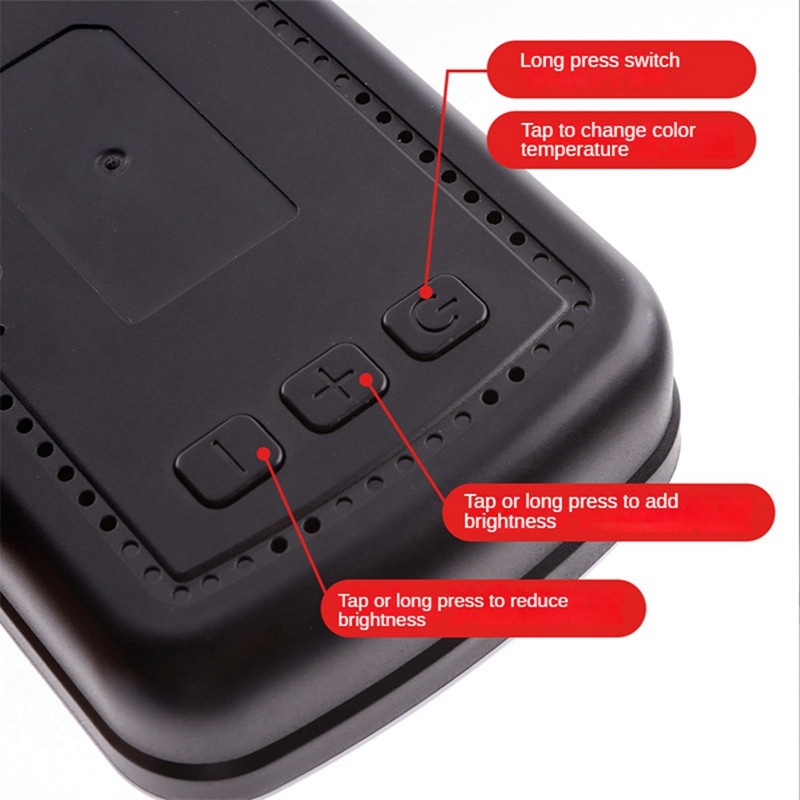 LED Live Selfie Light arvuti täitevalgusti 2700K-6500K videokonverentsi täitevalgusti