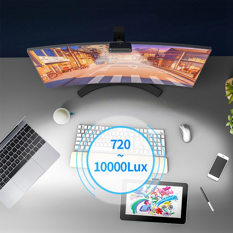 LED Live Selfie Light arvuti täitevalgusti 2700K-6500K videokonverentsi täitevalgusti