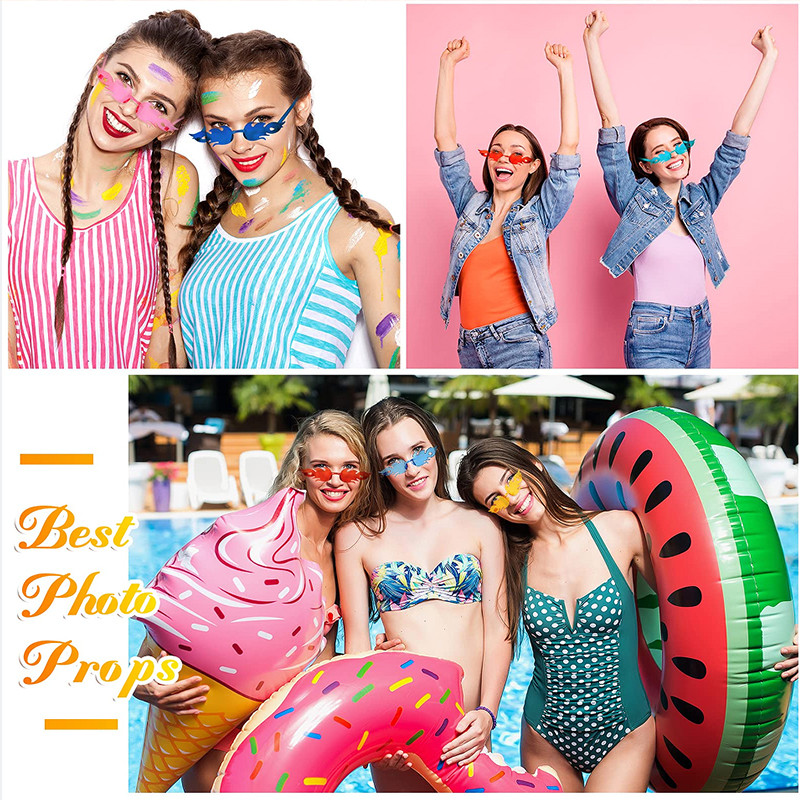 Vintage Steampunk Fire Flame Party sunčane naočale Ženske luksuzne marke Dizajnerske sunčane naočale Ženske plastične male okvire za maturalnu večer