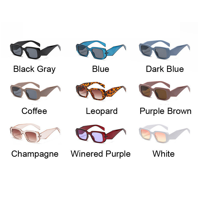 2022 ochelari de soare pătrați de modă pentru femei, ochelari de soare dreptunghiulare, ochelari de soare pentru femei, oglindă, epocă, negru, alb