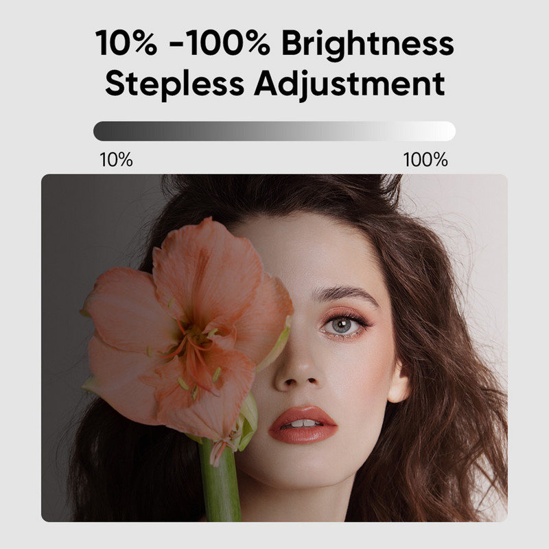 APEXEL minifotolamp hämardatav LED-videovalgusti kolmevärvilise valgusrežiimiga 40 LED-helmest 2700K–6500K otseülekande/selfie jaoks