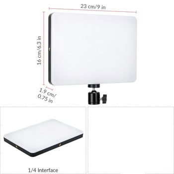 LED Selfie Lighting Panel With Remote Control Video Lamp 2700k-5700k Photo Studio Photography Lighting with Tripod For Live