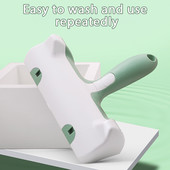 2022 m. naujas naminių gyvūnėlių plaukų volelio valiklis pūkų šepetėlis, 2 krypčių šunų kačių šukos įrankis, patogus valyti kailio šepečio pagrindas namų baldams sofa