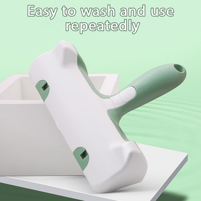 2022 m. naujas naminių gyvūnėlių plaukų volelio valiklis pūkų šepetėlis, 2 krypčių šunų kačių šukos įrankis, patogus valyti kailio šepečio pagrindas namų baldams sofa