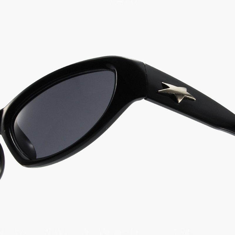 Retro Y2K Style Moteriški akiniai nuo saulės Madingi spalvingi veidrodiniai akiniai Vyriški pankiški sportiniai akiniai nuo saulės