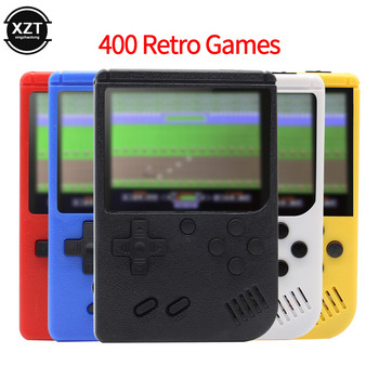 Нова ръчна игрова конзола Retro Nostalgic Childhood Macaron Play Console Single Double Classic 400 Вградени игри