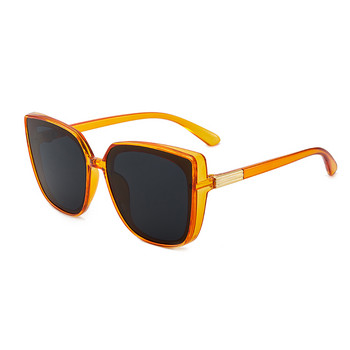 Нова марка, дизайнерски слънчеви очила с котешко око, женски ретро черни огледални слънчеви очила за модни големи рамки, готини секси женски Oculos UV400