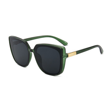 Νέα επώνυμη σχεδιάστρια Cat Eye γυαλιά ηλίου Γυναικεία Vintage Μαύρα Γυαλιά ηλίου καθρέφτη για μόδα Μεγάλο πλαίσιο Δροσερό σέξι θηλυκό Oculos UV400