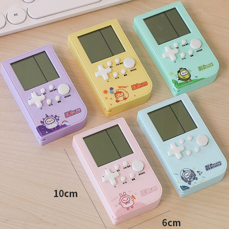 Kaasaskantav mini-ABS käeshoitav mängukonsool Retro klassikaline vaba aja telliskivimängumasin lastele mõeldud harivate kingituste mänguasjade mängupuldi jaoks